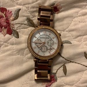 Michael Kors rose gold watch